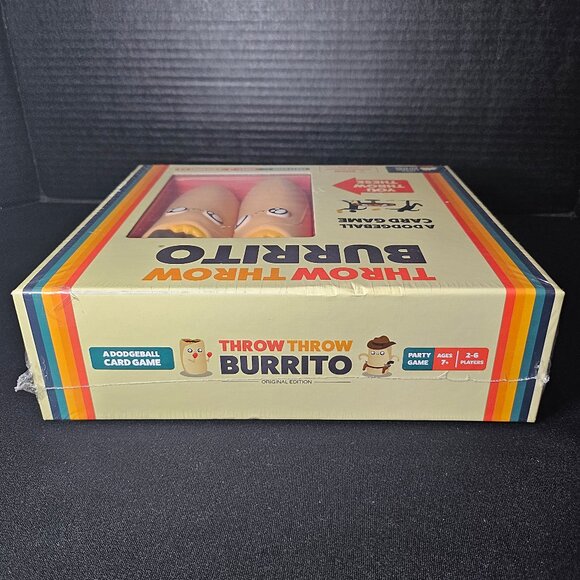 New Sealed Throw Throw Burrito By Exploring Kittens A Dodgeball Party Card Game - Picture 5 of 8